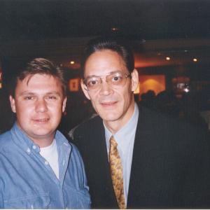 with Raul Julia on 