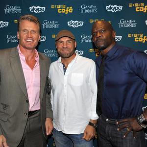 Dolph Lundgren Terry Crews and Randy Couture