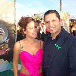 With Paloma Michelle...good friend and Artist at the Latin Grammy's.