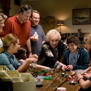 Still of Kevin Nealon Doris Roberts Ashley Tisdale Gillian Vigman Carter Jenkins and Regan Young in Aliens in the Attic 2009