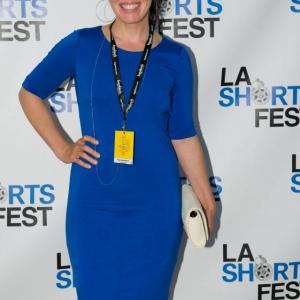 Jacqueline Mazarella at Opening Night LA International Shorts Fest 2014