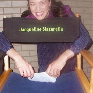 Jacqueline Mazarella, as Ms. Morello, on the set of Everybody Hates Chris.