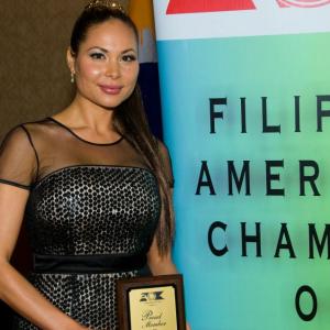 Radhaa Nilia Filipino Chamber of Commerce Awards