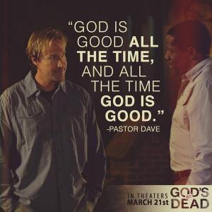 with David ARWhite on the set of Gods Not Dead