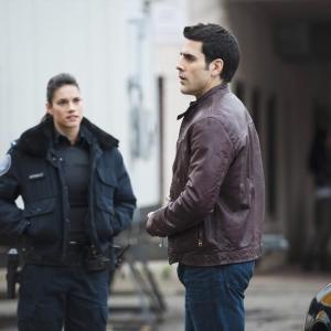 Still of Ben Bass and Missy Peregrym in Rookie Blue 2010