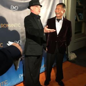 Director Benjamin Pollack and Actor George Takei at The American Film Institute