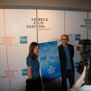 The Big Bad Swim World Premiere  Tribeca Film Festival Producer Chandra Simon and Director Ishai Setton
