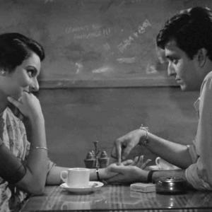 Soumitra Chatterjee and Madhabi Mukherjee in Kapurush (1965)