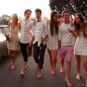 Sophie Luck, Tatjana Alexis, Johnny Emery, Abe Mitchell, George Harrison Xanthis and Laura Benson in Syd2030 (2012)