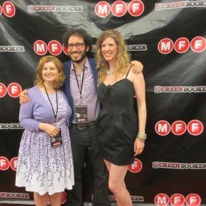 Producers of CHASING TASTE left to right: Maitely Weismann, Sean Gannet, Ashley Wren Collins. At the 2014 Manhattan Film Festival.