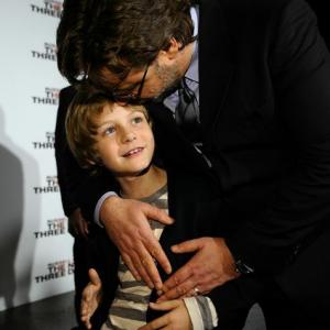 THE NEXT THREE DAYS Screening Los Angeles California arrivals with Ty Simpkins and Russell Crowe