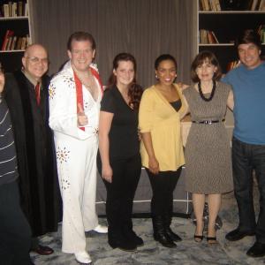 Cast and some crew of World Premiere Blagojevich Blagojevich Stage prod 2012 Chicago As Judge Zagel Also as Sam the Lawyer in Production