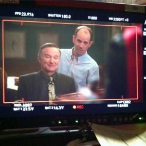 Monitor on set of The Crazy Ones