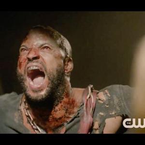 Ricky Whittle as Lincoln in The 100  long into the abyss