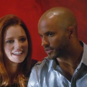 Ricky Whittle and Trilby Glover in Mistresses  playing with fire