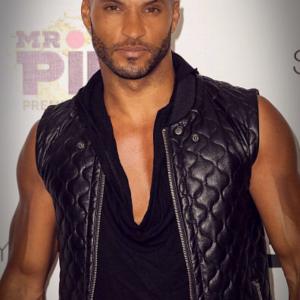Ricky Whittle red carpet arrivals -Skybar