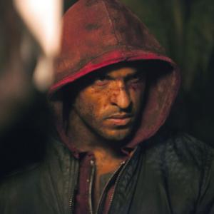 Still of Ricky Whittle as 'Grounder' in 'The100' -'day trip'