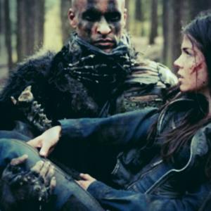 Still of Ricky Whittle,Marie Avgeropoulos in The100 'His sisters keeper' (April 23.2014)