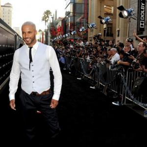 Ricky Whittle Carpet arrival for Pacific Rim premiere 2013