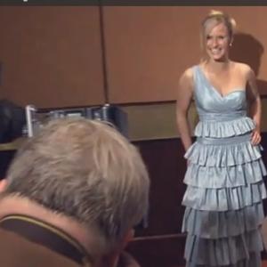 Jenn Gotzon wearing Dalia MacPhee at Movieguide Awards
