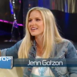 Jenn Gotzon guest on talkshow Top 3