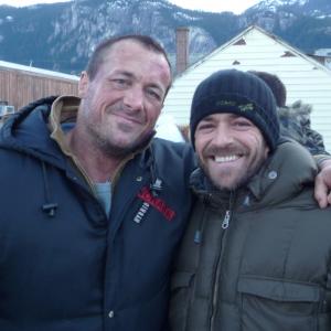 With Luke Perry in ungodlycold Squamish BC for Final Storm 2008