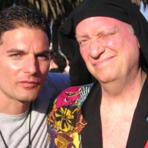 Eric Brenner with rock legend Buzzy Linhart at The San Francisco Blues Festival in 2006.