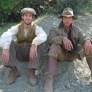 Lou Diamond Phillips and Jonathan Murphy in The Trail to Hope Rose 2004