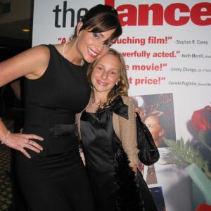 With Kari Hawker at the Premier of The Dance.