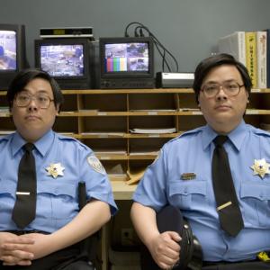 Still of John Yuan and Matt Yuan in Observe and Report (2009)