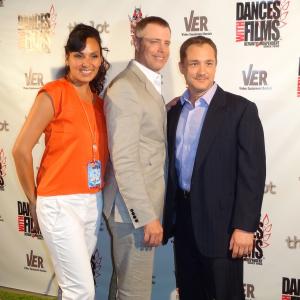 Tasha Eddy, Dir. Joe Eddy with John Alton at the 'Dances with Films' premier of Joe Eddy's 