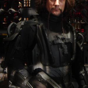 John Alton as Nephilim Infiltrator Lieutenant Clone on the set of Humanitys End