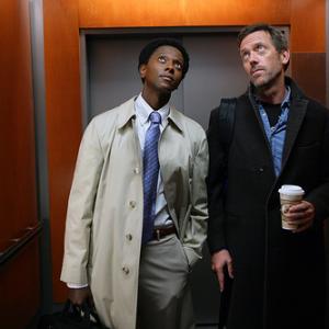 HOUSE  You Dont Want To Know Episode 4008  Pictured lr Edi Gathegi as Cole Hugh Laurie as Dr Greg House  NBC