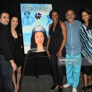 Director Richard Montes, Actress/writer/producer Jade Puga with actress Lisa Rennee Pitts, Pepe Serna, Chuti Tiu.