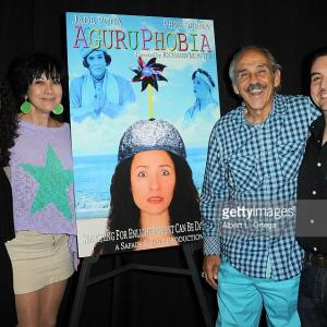 Jade Puga, Dyana Ortelli, Pepe Serna with Director Richard Montes at the Laemmle Noho7 September 2, 2015 Aguruphobia Los Angeles Premiere.