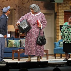 Still of Cassi Davis and Tyler Perry in Tyler Perry's Madea's Neighbors From Hell (2014)
