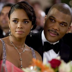 Still of Sharon Leal and Tyler Perry in Why Did I Get Married? 2007