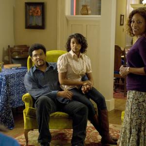 Still of Alfre Woodard, Taraji P. Henson and Tyler Perry in The Family That Preys (2008)