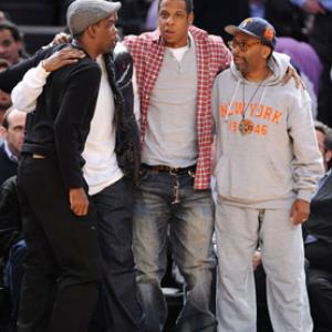 Spike Lee Chris Rock and Jay Z
