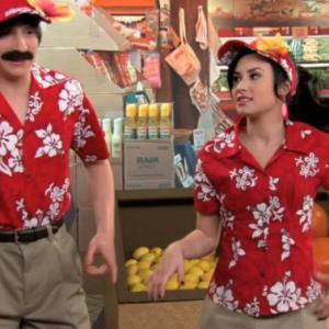 Sam Lerner and Demi Lovato in Sonny With A Chance