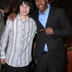 Sam Lerner and Nick Cannon at the Monster House premiere after party.