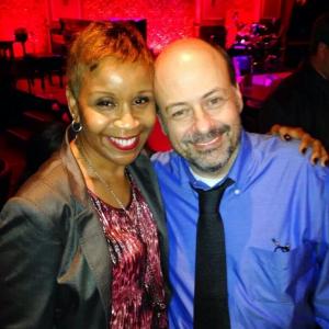 Leslie J Frye and Dir Todd Graff Camp 10 year reunion  54 Below NY 100513