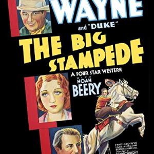 John Wayne Noah Beery Mae Madison and Duke in The Big Stampede 1932