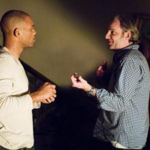 Will Smith and Francis Lawrence in As esu legenda 2007
