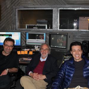 Louis Cioffi Luis Bacalov and Pepe Bojorquez at EPS editing Hidden Moon