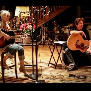 Emmy Lou Harris recording with Vince Emmett for THE SONG film