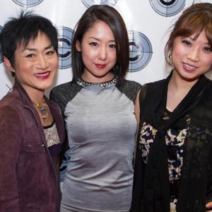 Amanda Joy at the premiere of Disconnection with costar Jean Yoon and director Sue Chun