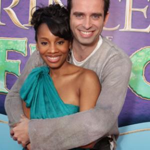 Bruno Campos and Anika Noni Rose at event of The Princess and the Frog 2009