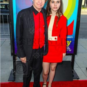 Rodney Bingenheimer and Kansas Bowling attend the premiere of Lionsgate and Roadside Attractions Love  Mercy at the AMPAS Samuel Goldwyn Theater on June 2 2015 in Beverly Hills California