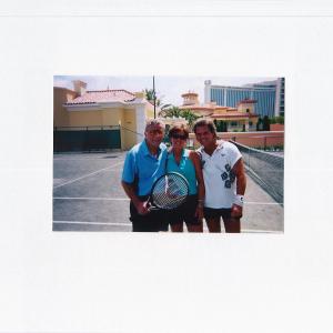 Doubles Tennis Partner, Tony Bennett & company at Turnsberry Aisle in Las Vegas, NV
